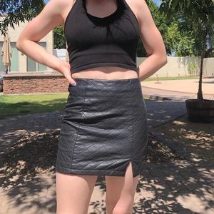 Forever 21 Leather Skirt